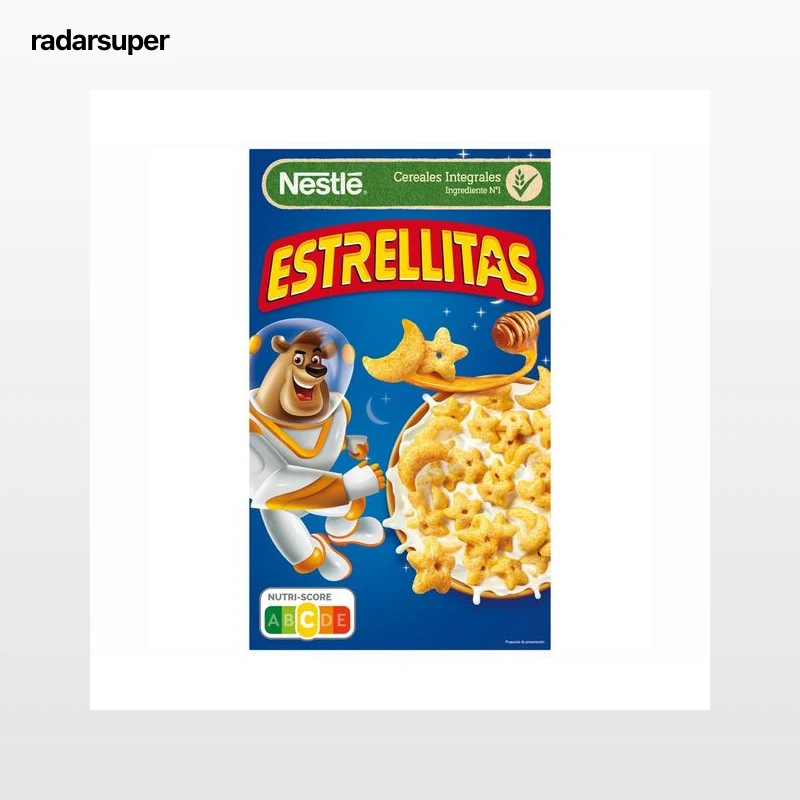 NESTLÉ Cereales con miel en forma de Estrellitas 450 g.