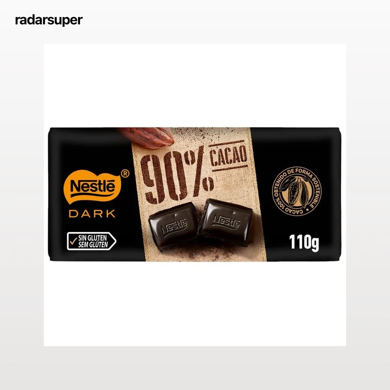 NESTLÉ Chocolate negro 90% 110 g.
