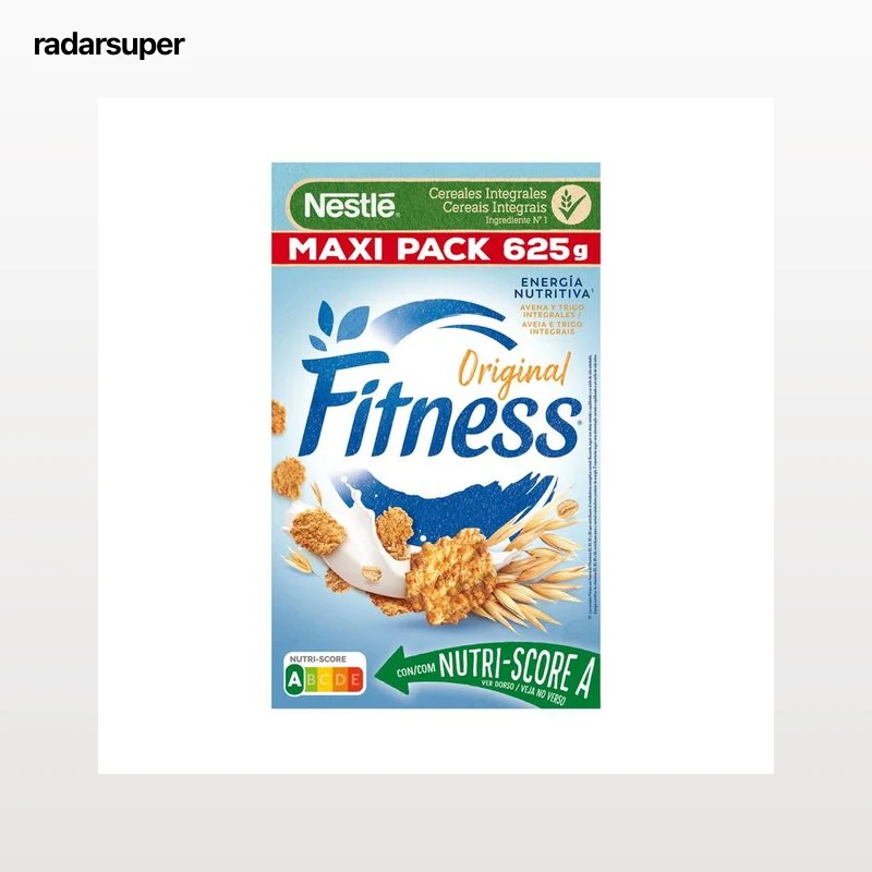 NESTLÉ Copos de trigo y avena integral tostados 625 g.