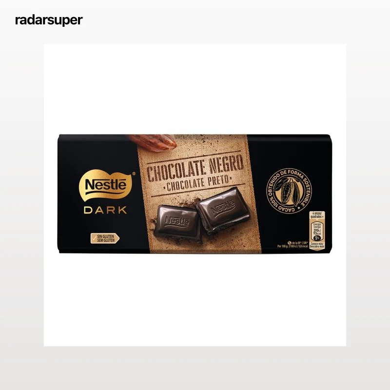 NESTLÉ Dark Chocolate extrafino negro 125 g.
