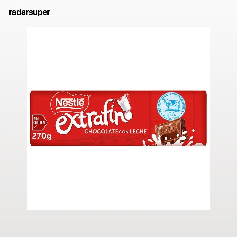 NESTLÉ Extrafino Chocolate con leche 270 g.