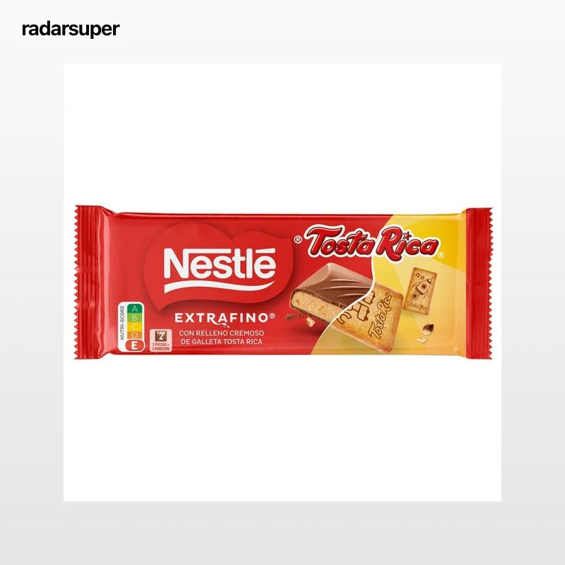 NESTLE Extrafino Chocolate con leche relleno relleno de Tosta Rica 84 g.