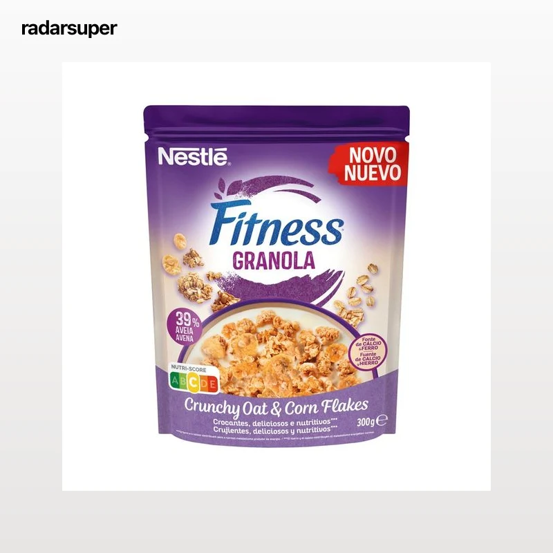 NESTLÉ Fitness Cereal granola avena crunchy 300 g.