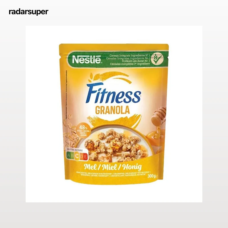 NESTLÉ FITNESS Cereales granola de avena con miel de 300 g.