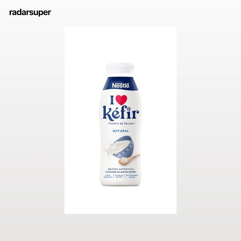 Nestlé Kéfir natural con fermentos lácteos y levaduras de kéfir 500g