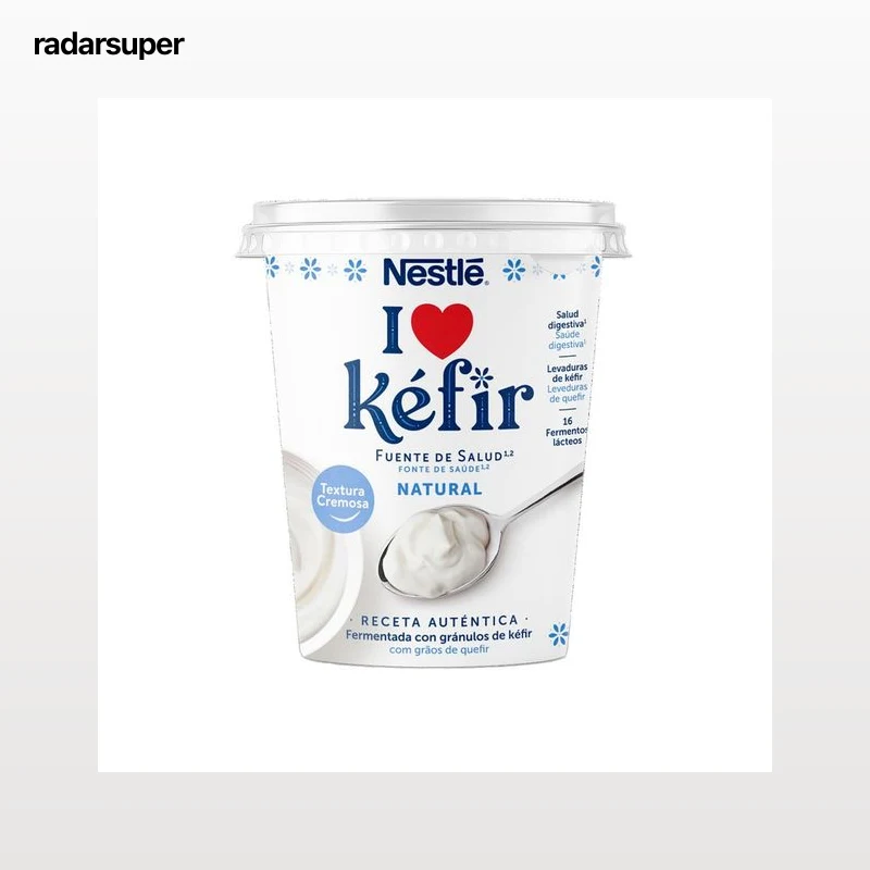 NESTLÉ Kéfir nutural con textura cremosa 375 g.