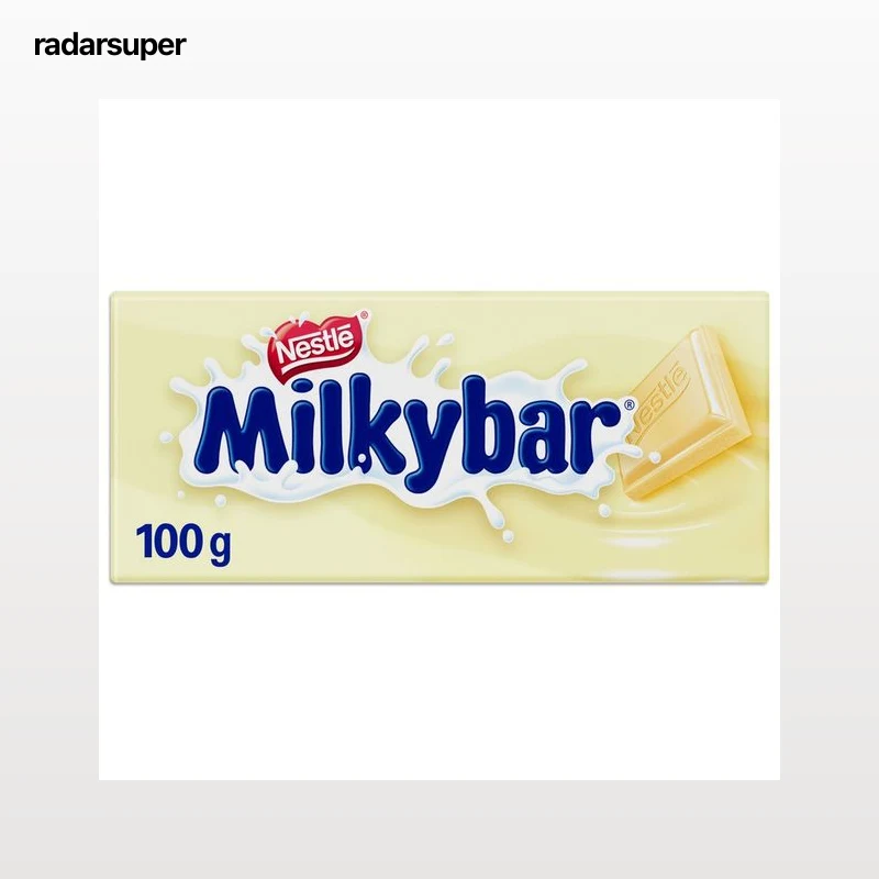 NESTLÉ Milkybar Chocolate blanco en tableta de 6 porciones 100 g.