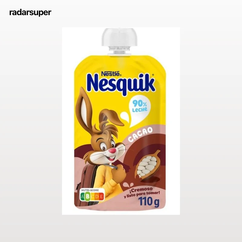 Nestle Nesquick Cacao Plátano - Bolsita de 110g