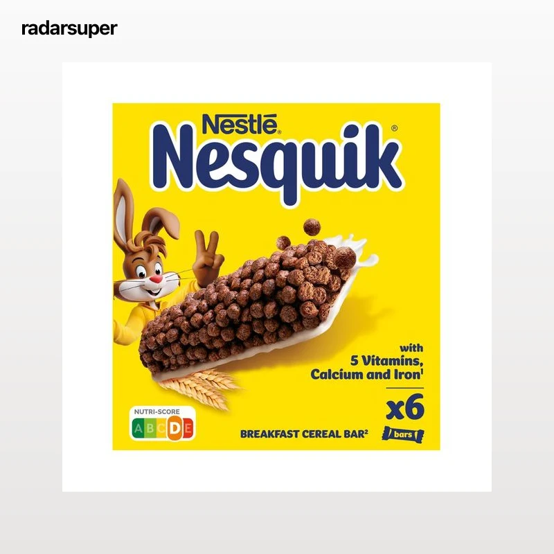 NESTLÉ de NESQUIK Barritas de cereales con chocolate 6 uds. x 25 g.
