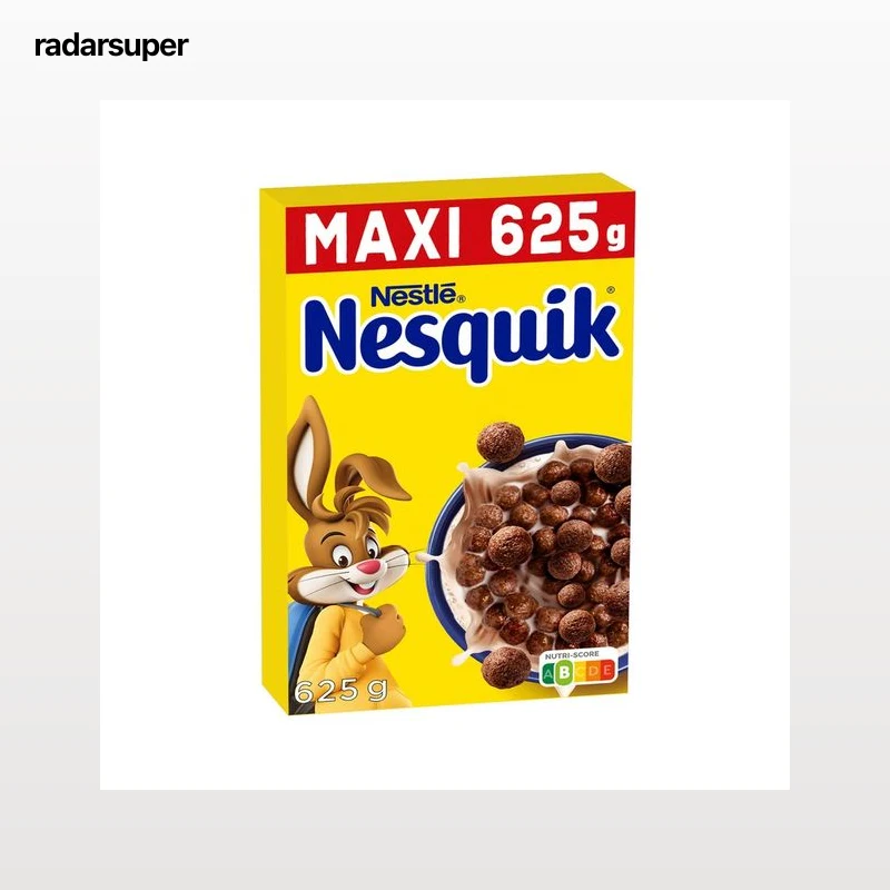 NESTLÉ de NESQUIK Cereales integrales cubiertos de chocolate 625 g.