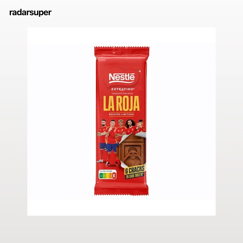 NESTLÉ Tableta de chocolate extrafino La Roja 90 g.