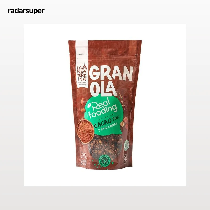 LA NEWYORKINA Cereal granola cacao y avellanas 275 gr.