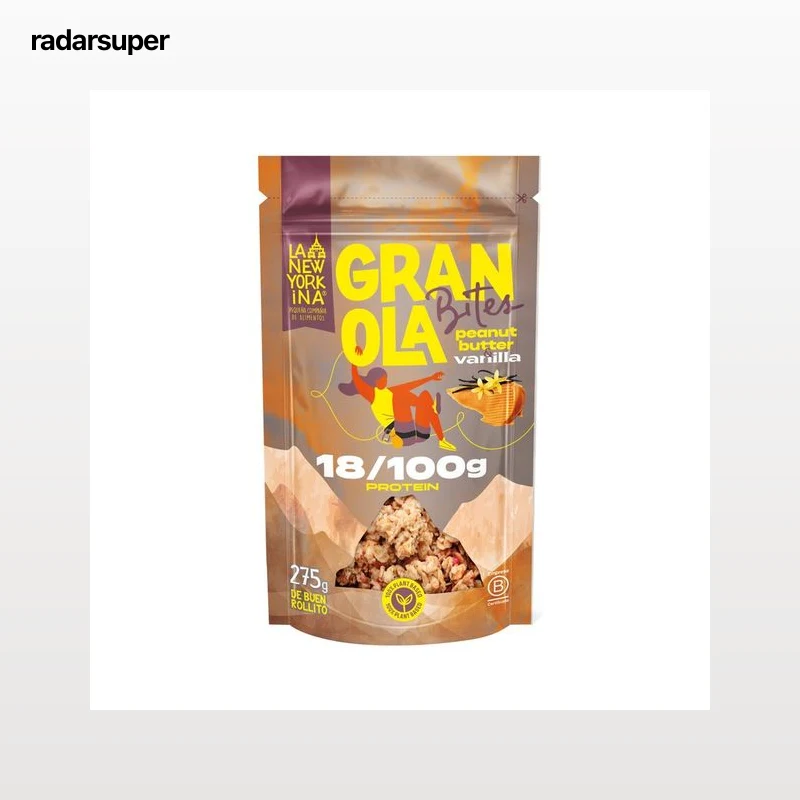 LA NEWYORKINA Cereales de granola con cacahuete y vainilla 275 g.