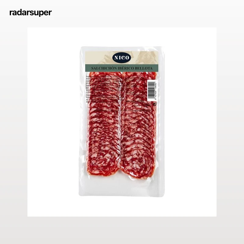 NICO Salchichón ibérico bellota cortado en lonchas 100 g.
