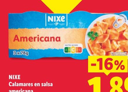 NIXE Calamares en salsa americana