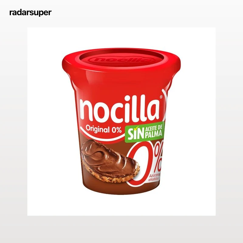 NOCILLA Crema de cacao de 1 sabor sin azúcares añadidos 340 g.