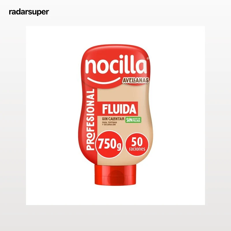 NOCILLA Crema de cacao avellanas boca abajo 750 g.