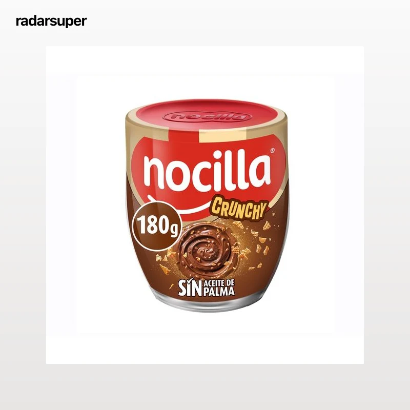 NOCILLA Crema de cacao crunchy 180 g.