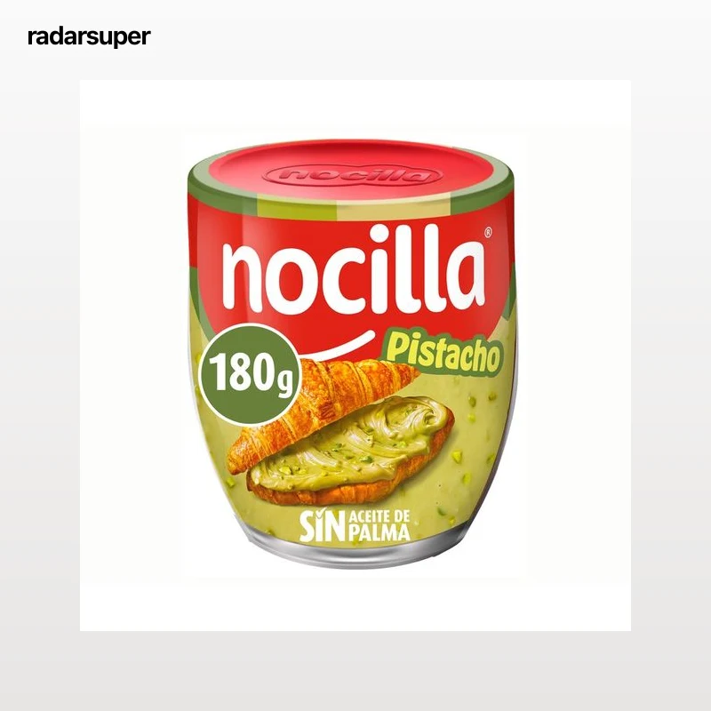 NOCILLA Crema de cacao de pistacho 180 g.