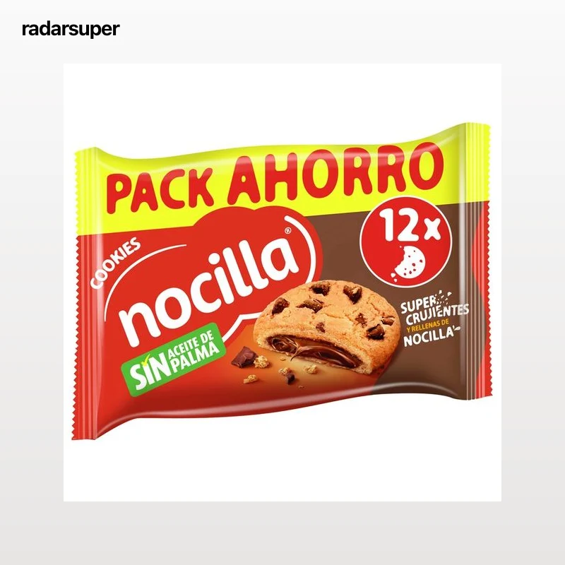 NOCILLA Galletas de chocolate con pepitas 240 g.