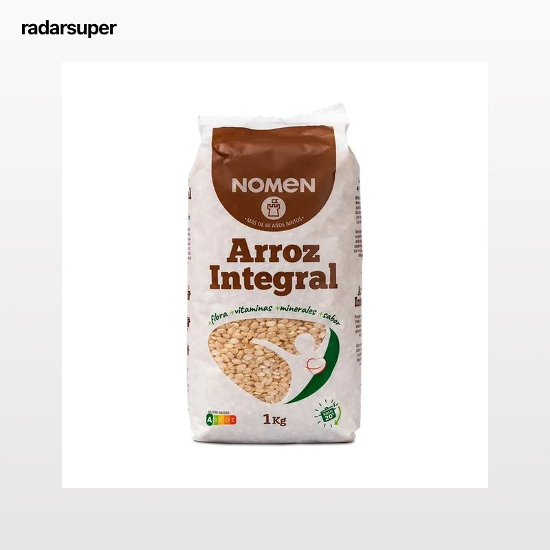 NOMEN Arroz integral en atmósfera modificada 1 kg.