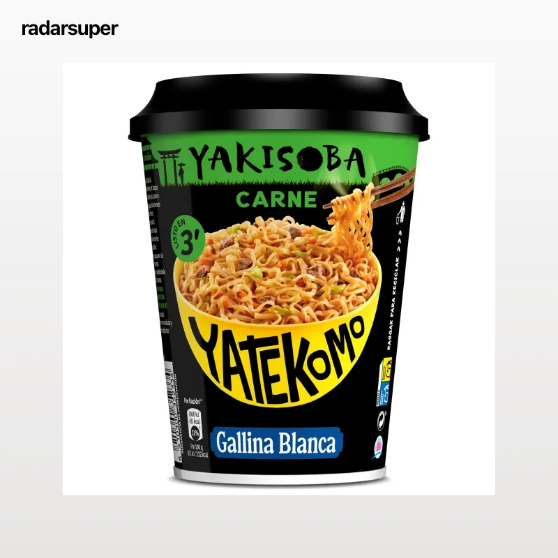 Noodles de carne yakisoba Gallina Blanca Yatekomo 93 g