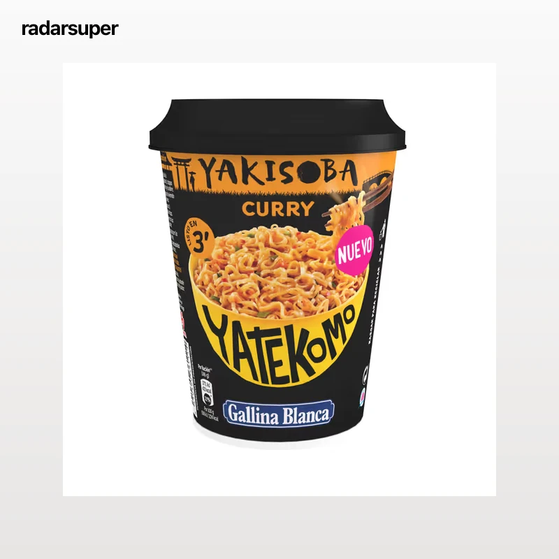 Noodles curry yakisoba Gallina Blanca Yatekomo 93 g