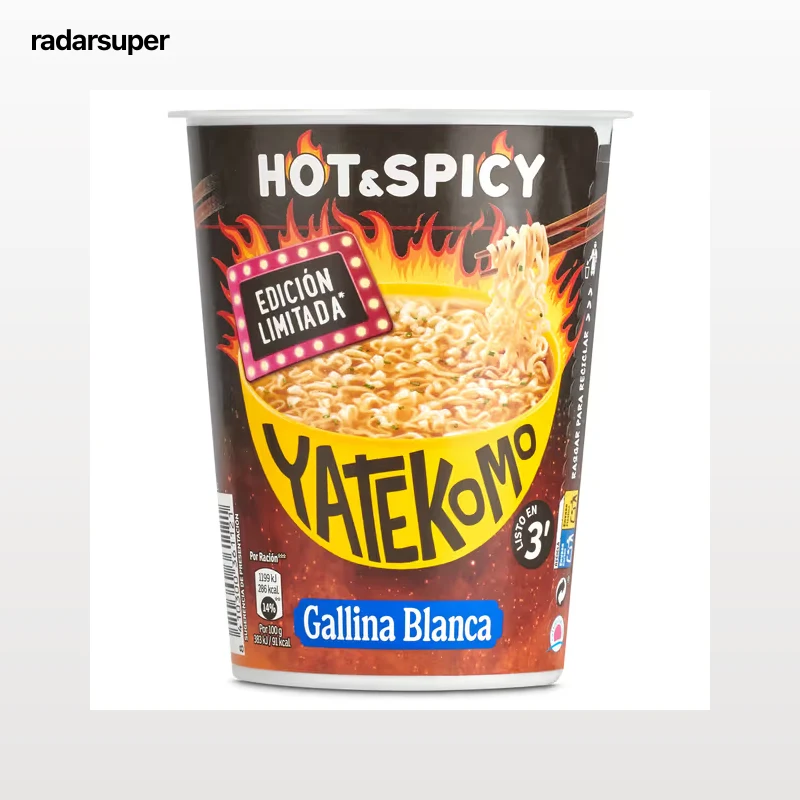 Noodles hot & spicy Gallina Blanca Yatekomo 60 g