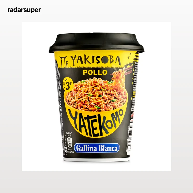 Noodles de pollo yakisoba Gallina Blanca Yatekomo 93 g