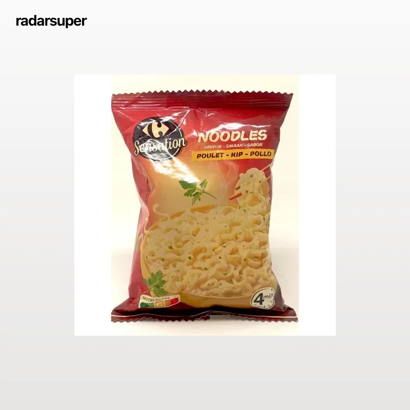 Noodles sabor pollo Carrefour 85 g.