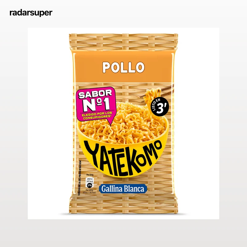Noodles sabor pollo Gallina Blanca Yatekomo 79 g