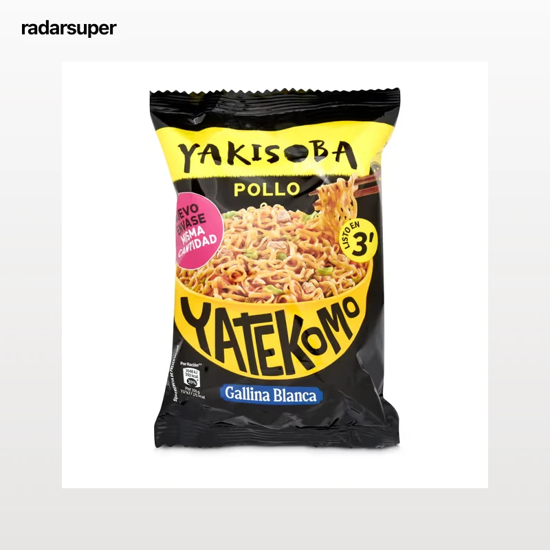Noodles yakisoba sabor pollo Gallina Blanca Yatekomo 93 g