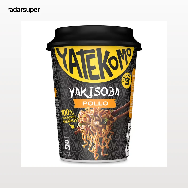 Noodles yakisoba sabor pollo Gallina Blanca Yatekomo 93 g