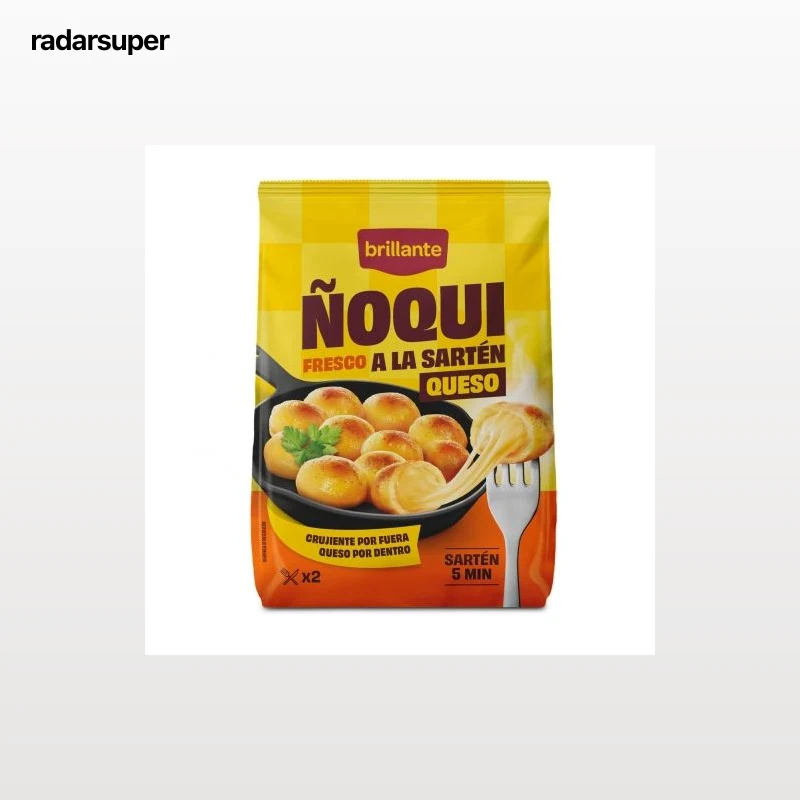 Ñoqui a la sartén relleno queso Brillante 300 g.