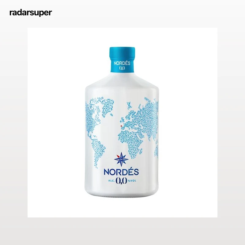 NORDÉS Bebida sin alcohol (0.0%) tipo Gin botella 70 cl.