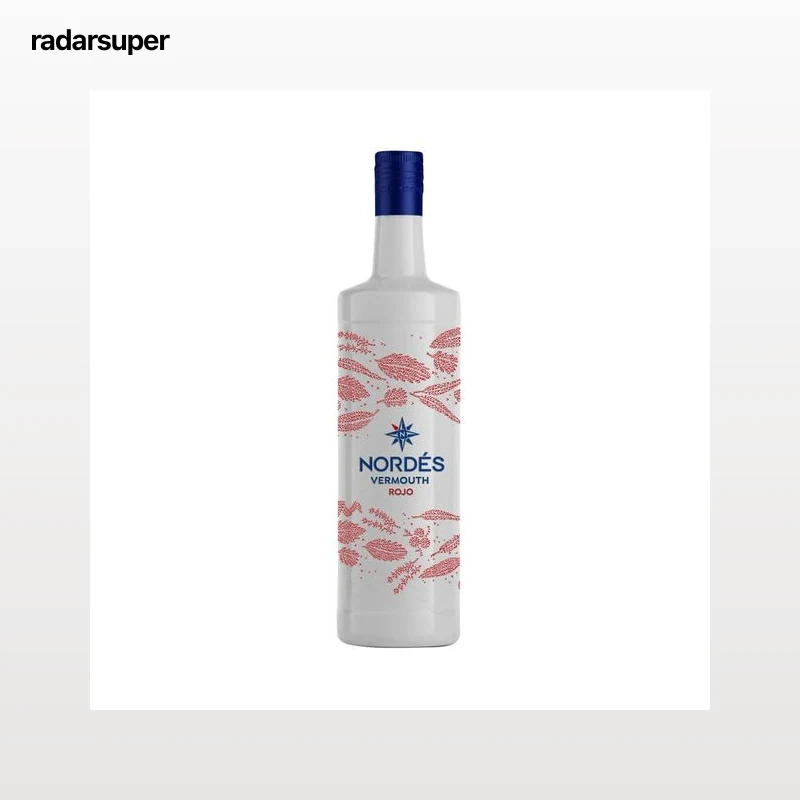 NORDÉS Vermouth rojo elaborado en Galicia botella 1 l.