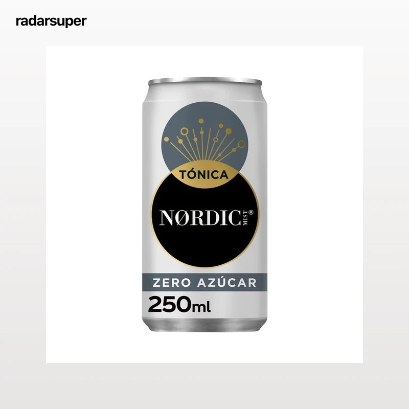 NORDIC MIST Original Tónica  zero azúcar lata de 250 ml.