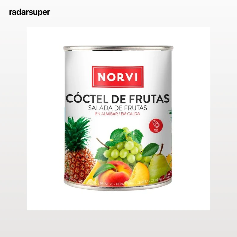 NORVI Coctel de frutas 240 g.