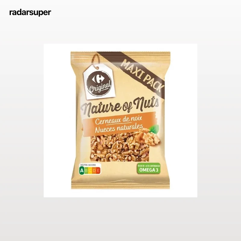 Nueces peladas Original Carrefour 400 g.
