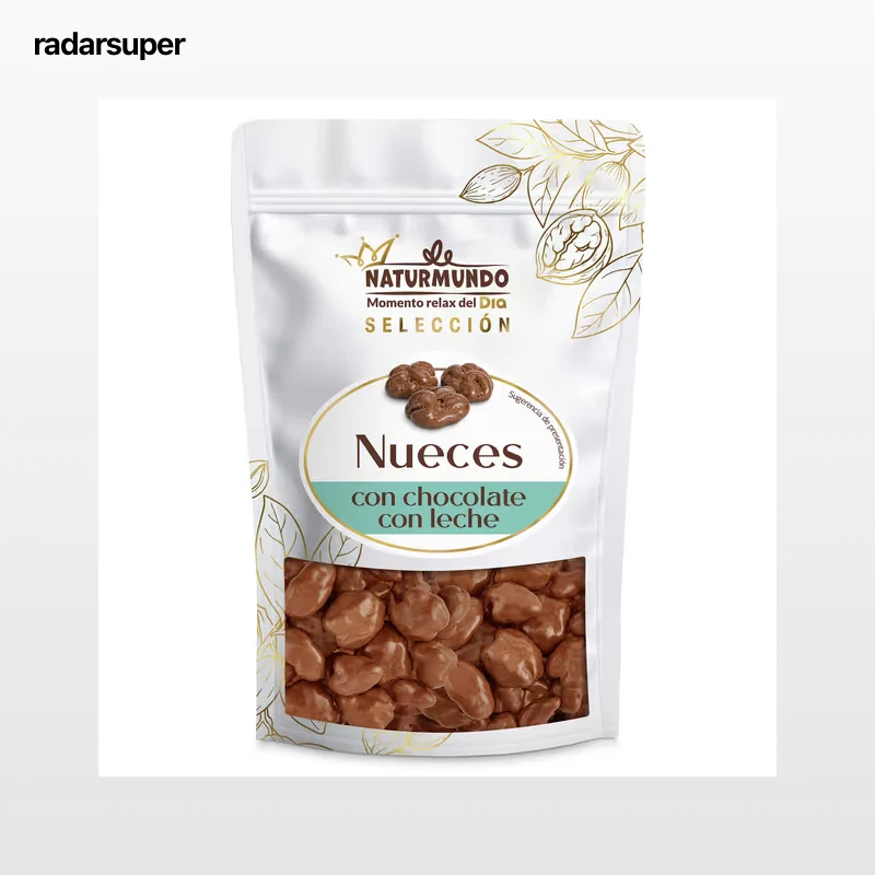 Nueces recubiertas con chocolate con leche Dia Naturmundo 150 g