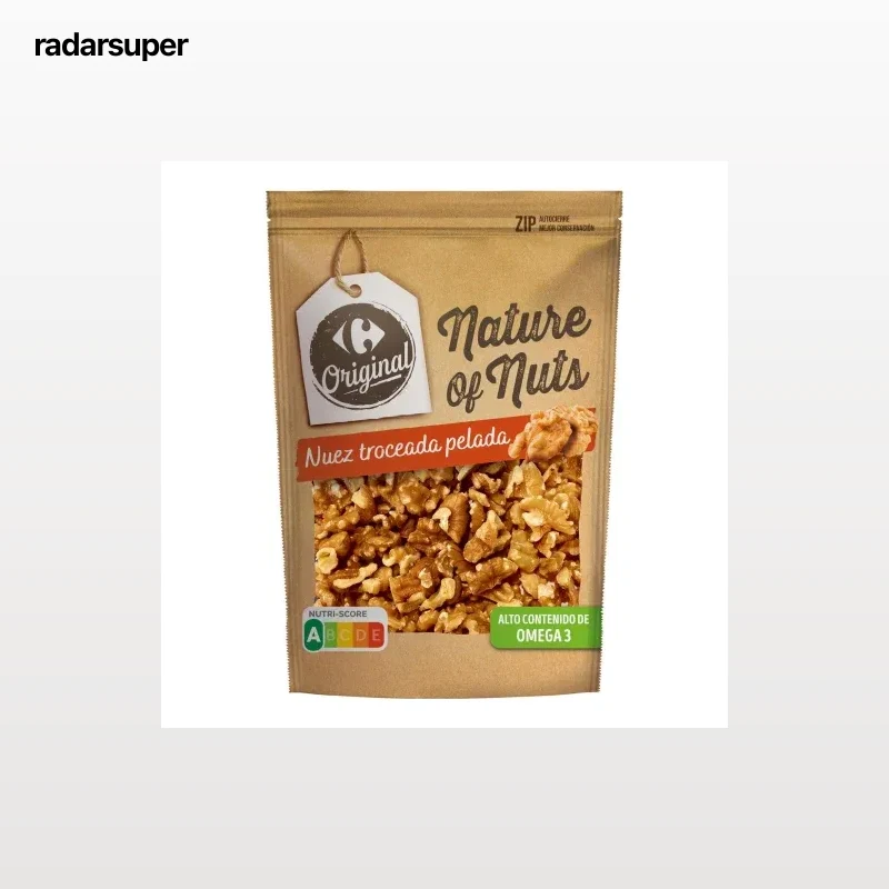 Nuez pelada troceada Original Carrefour doy pack 150 g.