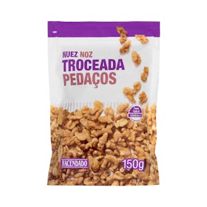Nuez troceada pelada