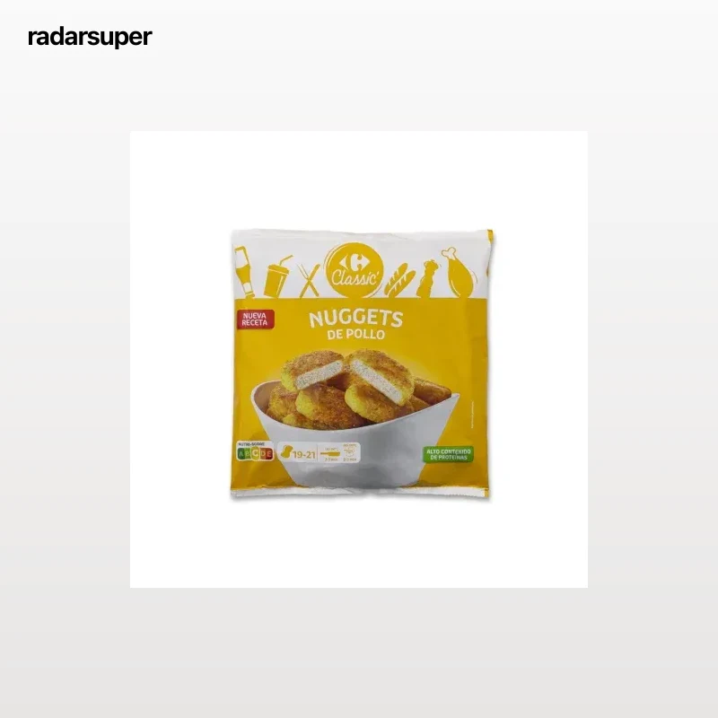 Nuggets de pollo Carrefour Classic 500 g.