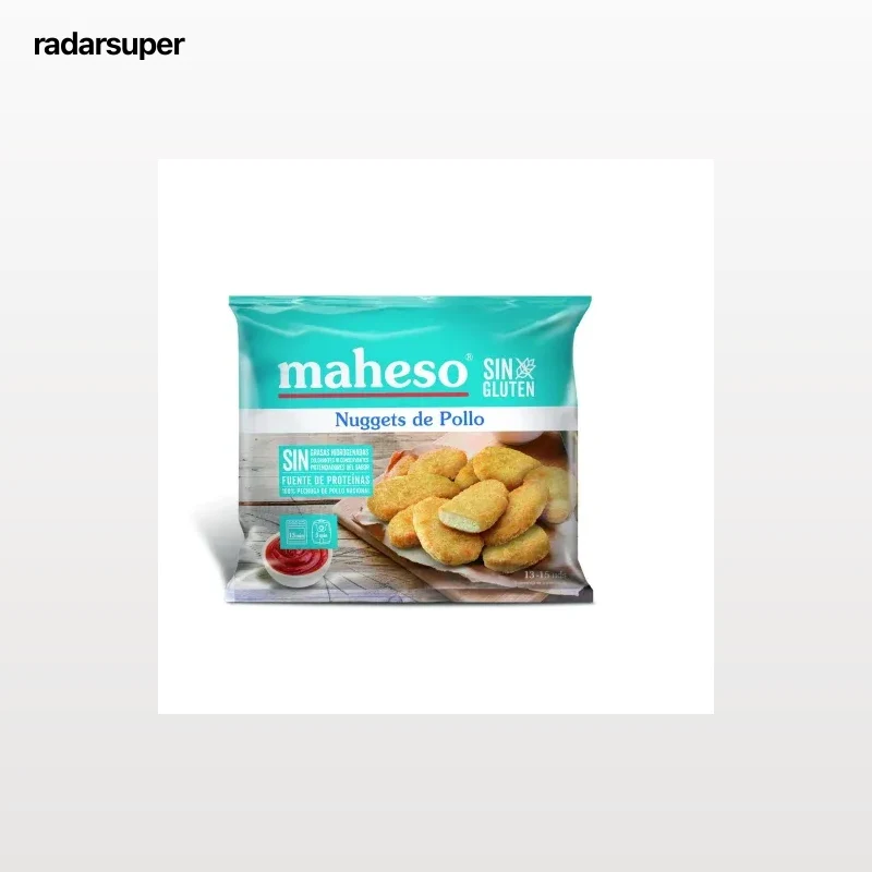 Nuggets de pollo Maheso sin gluten 300 g.
