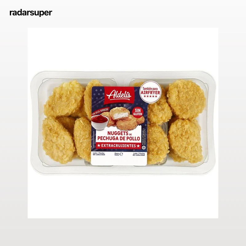 Nuggets de pollo extracrujientes Aldelis 320g