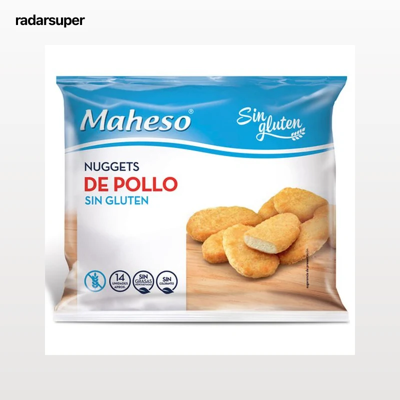 Nuggets de pollo sin gluten Maheso 300g
