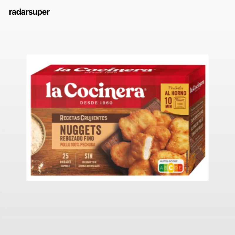 Nuggets con rebozado fino, La Cocinera, 400 g