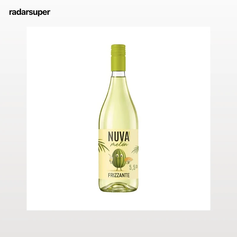 NUVA Frizzante blanco con sabor a melón y bajo contenido en alcohol (5.5%) botella 75 cl
