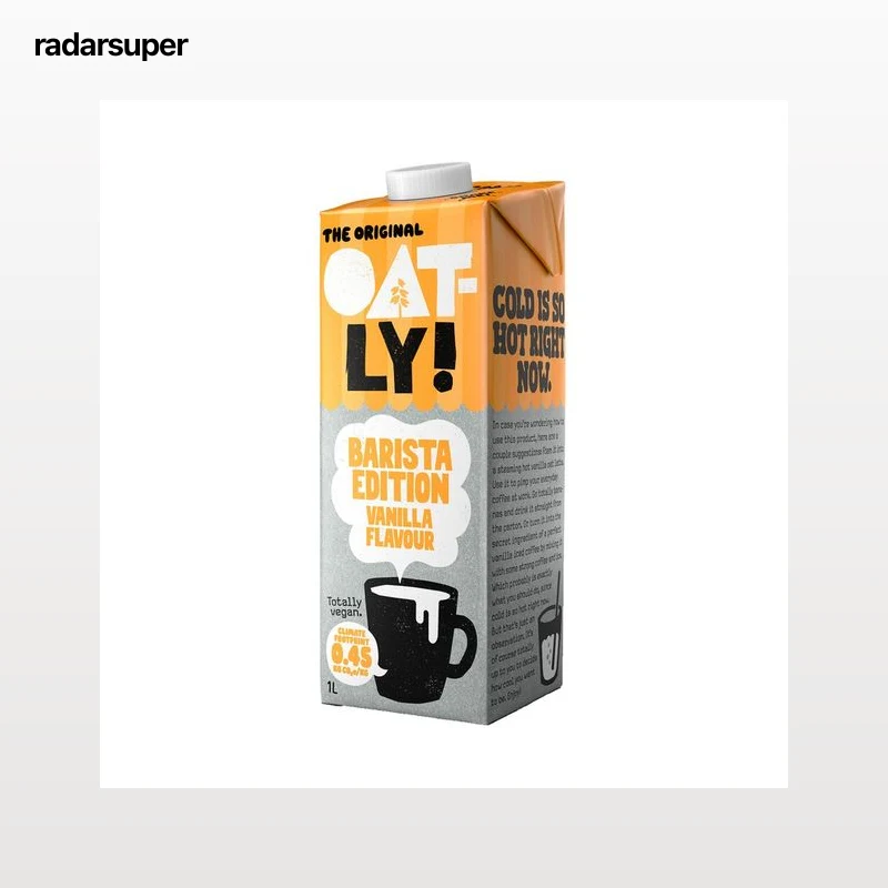 OATLY Bebida de avena barista con vainilla 1 l.