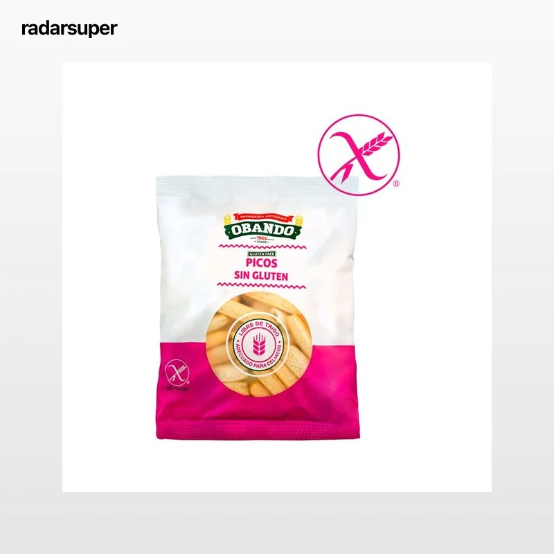 OBANDO Picos sin gluten OBANDO 80 g.